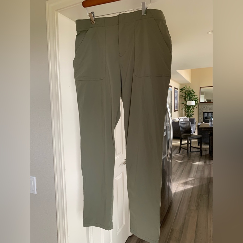 Eddie Bauer Sightscape Horizon Slim Straight Ankle Pants 12T